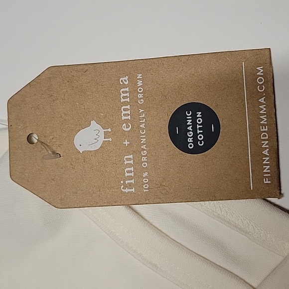 finn and emma 100% organically grown hello summer shoet sleeve bodysuit - Picture 6 of 9